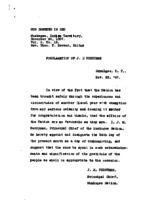 Proclamation of J.M. Perryman, November 22, 1887.
