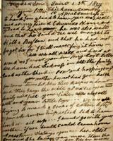 From John Pitchlynn.  To Peter P. Pitchlynn.  Dated June 13, 1834.  Re: illness in the family, mother intends to visit P.P. Pitchlynn in the fall, why John Pitchlynn is staying in the east and the refusal of many Choctaws to leave for the West.