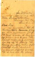 General correspondence and records: 1903 (January 1  13).  Miscellaneous letters regarding land allotments, Choctaw Townsite Commission issues, other Choctaw tribal concerns, tribal citizenship