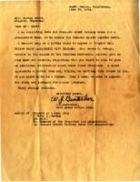 General correspondence and records:  1944.  Miscellaneous correspondence relating to the appointment of a Choctaw National Attorney, and from Elmer Thomas in regards to the sale of coal lands