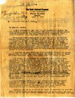 General correspondence and records:  1953.  Letters from McCurtain Scott supporting Edwin O. Clark in his bid for Commissioner of Indian Affairs