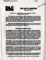 Personal Correspondence 1993: NAFTA Briefing