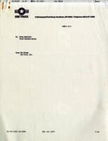 Personal Correspondence 1993: Savage, Don; Resume of Crawford, James F. Jr; USA Truck, Inc