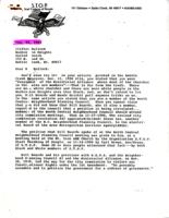 Personal Correspondence 1993: Glave, Peggy; Letter to Bullock, Clifton in response to an article in  Battle Creek Enquirer - Accuse Bill Boards of misuse of misuse grant fund and drugs in the washington Heights Area
