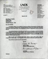 Personal Correspondence 1993: McGaw, Lin; Aungier, Sally H.; UNOS