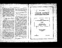 Bulletin of the Taylor Society, 1927 October