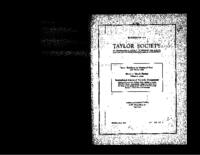 Bulletin of the Taylor Society, 1927 February