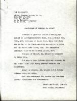 Nomination of William J. Bryant, The Vindicator (typescript)