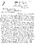 Correspondence with Robert P. Higheagle regarding Higheagle's interview with the deaf step-son of Sitting Bull