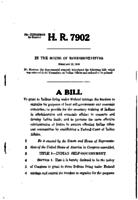House of Representatives Bill 7902 regarding Indian self government