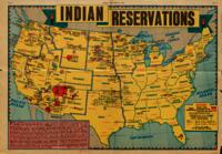 A map of Indian agencies and reservations