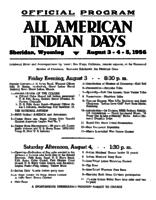 Program for All American Indian Days
