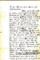 A report by a joint committee to allow merchants to continue to expose merchandise for sale within the limits of the Choctaw Nation. Passed House and Senate and approved March 19, 1872.