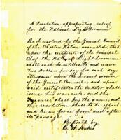A resolution for relief of National Lighthorsemen. Passed and approved Nov. 3, 1880.