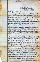Resolution appropriating money to pay witnesses for the Choctaw Nation before special commissioners Jackson and Rice at Fort Smith, Ark. in 1866. Passed Nov. 4, 1879.