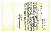 A report stating that the reports of Sampson Cole, Sheriff of Tobaksy, are correct. Passed and approved Nov. 11, 1881.