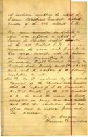 A resolution accepting the report of Turner Brashears, district trustee of third district. Passed House October 23, 1891. Passed Senate and approved October 27, 1891.