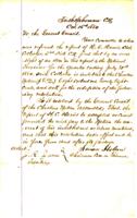 Report of H.C. Harris be accepted as correct provided he will pay to the Choctaw Nation $8.28. Passed and approved October 16, 1884.
