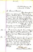 A resolution authorizing 1st Dist. Trustee, Jerry Folsom, to make his full report at the next General Council of the Choctaw Nation. Passed House and Senate November 4, 1884. Approved November 5, 1884.