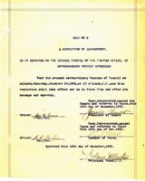 Bill No. 5. A resolution of adjournment.  Passed and approved December 12, 1902.