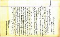A resolution accepting report of J.B. Jeter, Trustee of 3rd District. Passed and approved October 14, 1886.
