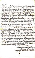 A resolution to appoint Commissioners to confer with the Chickasaw Indians, 1858.</br></br>An act concerning the removal of Creek Indians, 1858.</br></br>A petition to colonize leased (?) territory, 1858.</br></br>An act calling for a vote on amendments t