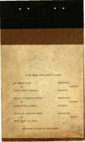 U.S. Court of Claims. Depositions for Choctaw and Chickasaw Nations. 1929