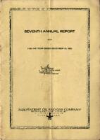 Seventh Annual Report. Dec. 31, 1926. Independent Oil and Gas Co., Tulsa, Ok