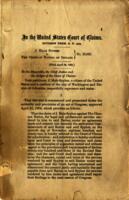 Court of Claims. Suit Filed by Petitioner. J. Hale Sypher v. The Choctaw Nation of Indians. October Term, A.D. 1903. No. 25021