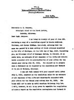 Letter from James Davis, National Attorney for the Creek nation, to G. W. Grayson, stating why a full statement of expenses could not be given until after July 1, 1918.  June 5, 1918.