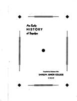 Early History of Sapulpa, Compiled by Students of the Sapulpa Junior College