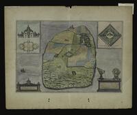 Topographia insulae Huenae in celebri porthmo regni Daniae, quem vulgo Oersunt uocant. Effigiata Coloniae 1586.